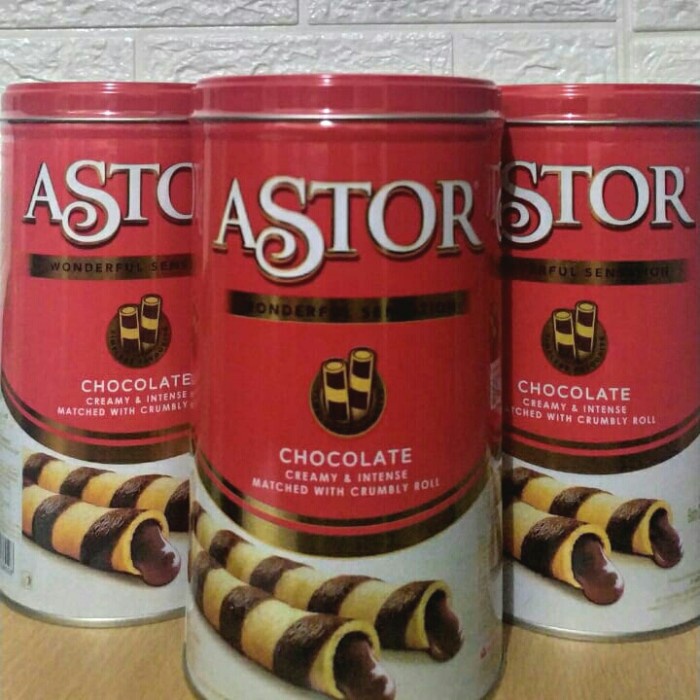 Jual Astor Wafer Coklat Kaleng Shopee Indonesia