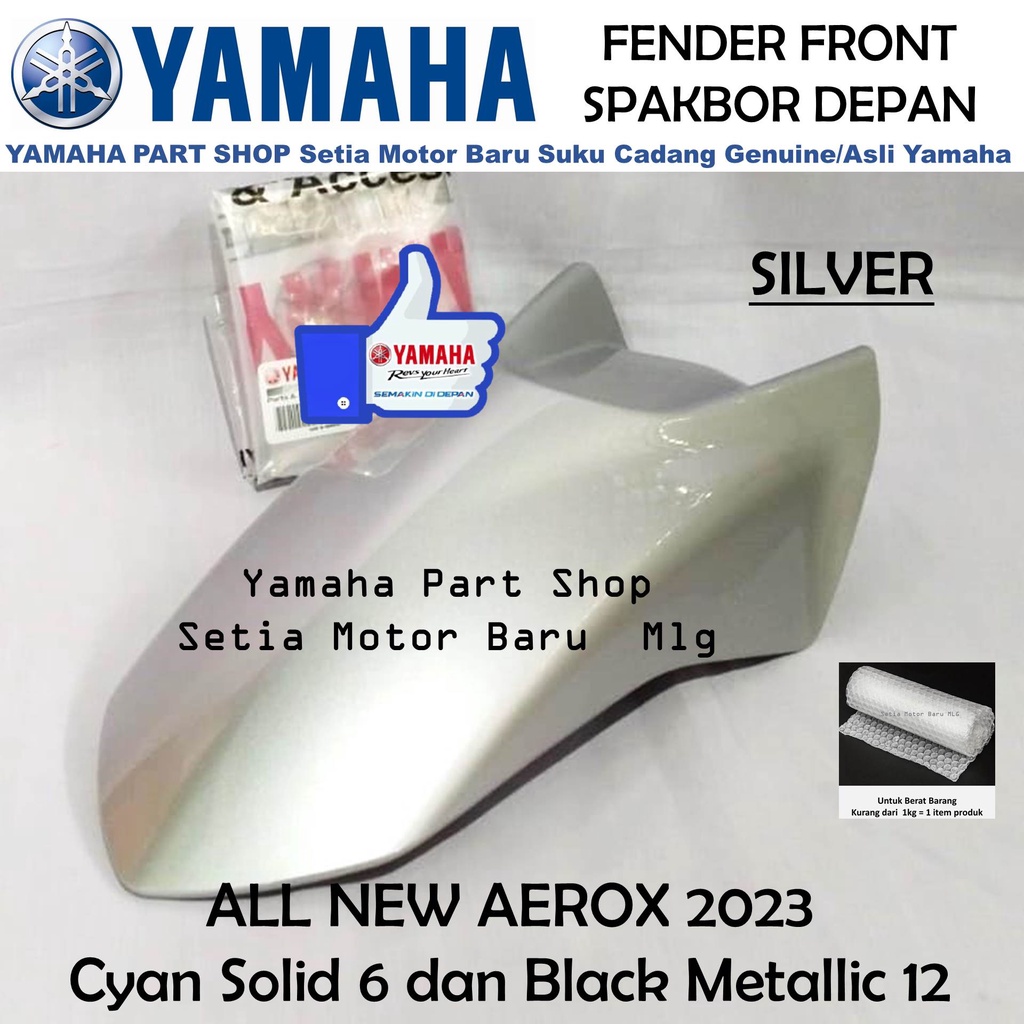 Jual Spakbor Depan Bagian Depan Fender Front Warna Silver All New Aerox