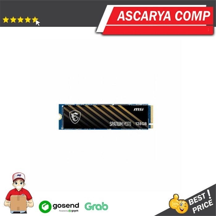 Jual MSI SSD SPATIUM M370 M 2 Pcie Gen3 Nvme 2280 128GB Shopee Indonesia