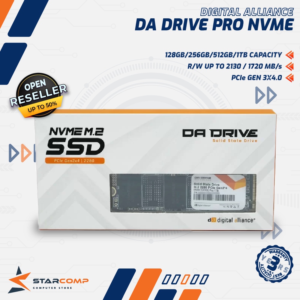 Jual Digital Alliance Da Drive Pro Ssd Gb Gb Gb Tb Nvme