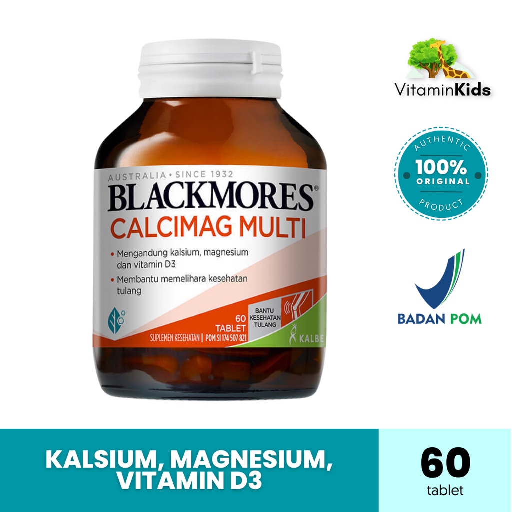 Jual Blackmores Calcimag Multi Tablet Kesehatan Tulang Bpom