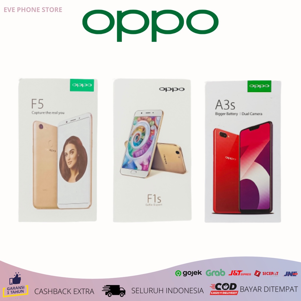 Jual DUS BOX HP OPPO A37 F1S F5 A3S AKSESORIS Shopee Indonesia