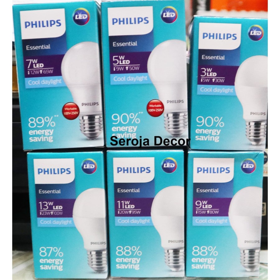 Jual Lampu Led Essential Philips W W W W Watt Essensial Bulb