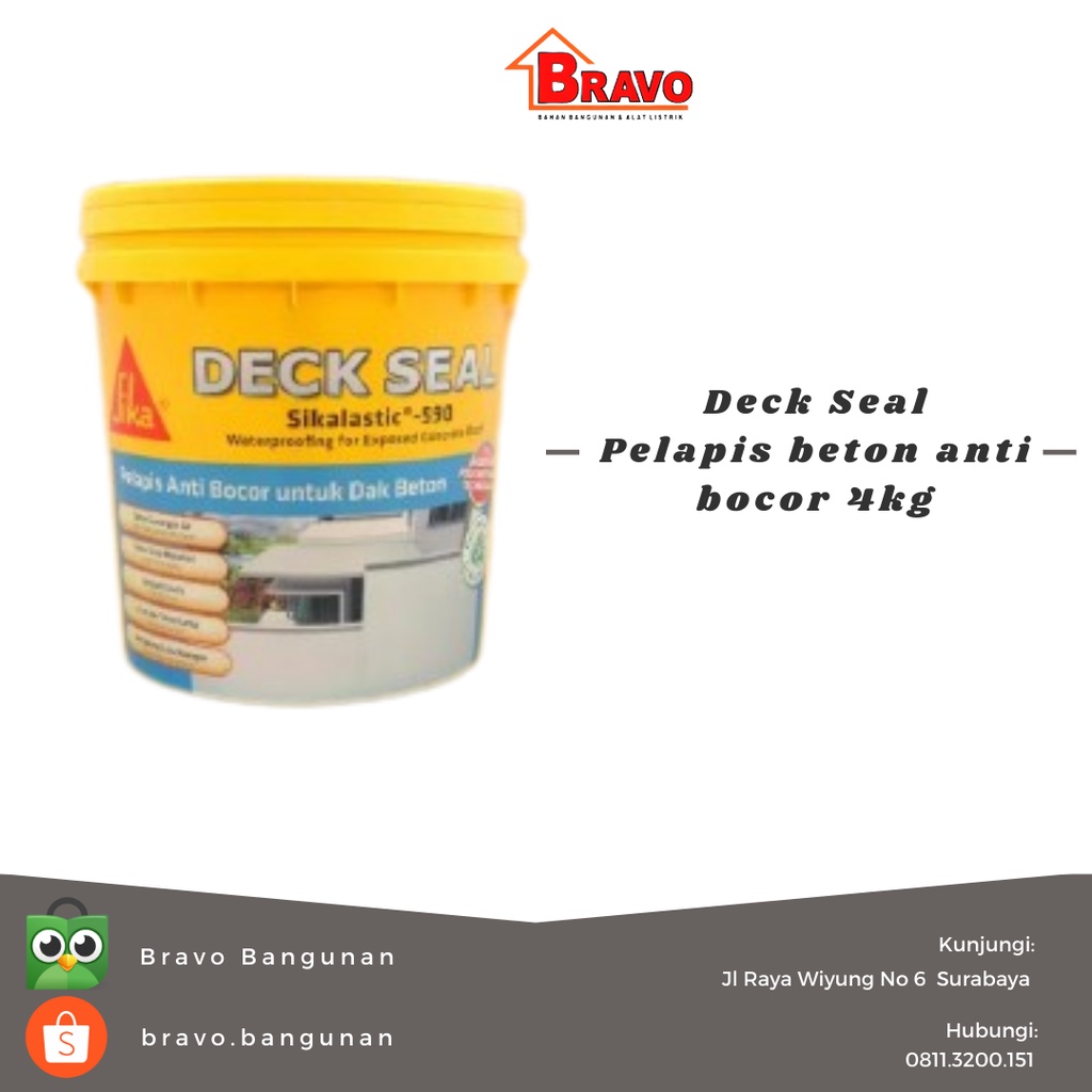 Jual Sikalastic 590 Sika Deck Seal 590 4kg Pelapis Beton Anti