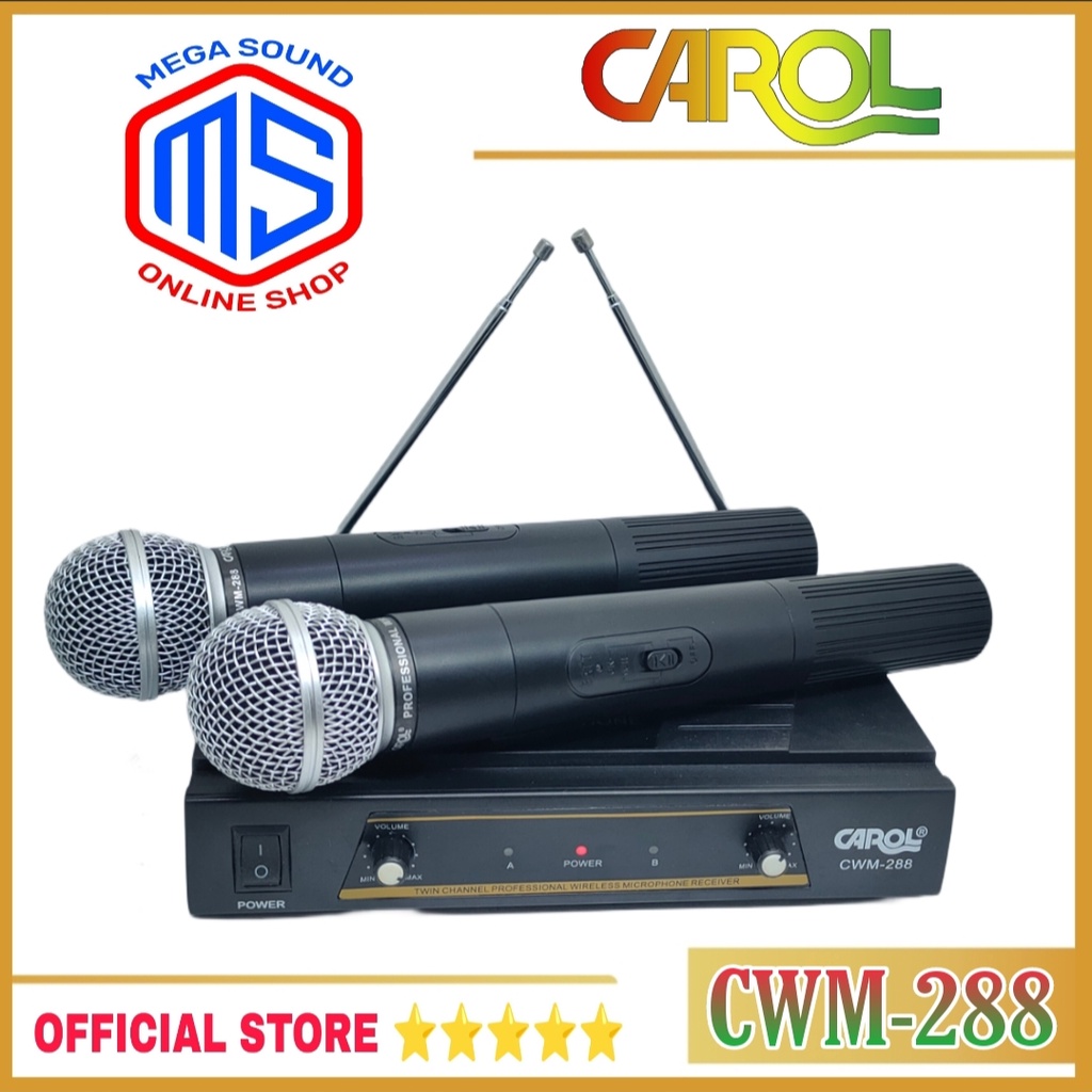 Jual Mic Wireless Carol CWM 288 HANDLE Shopee Indonesia