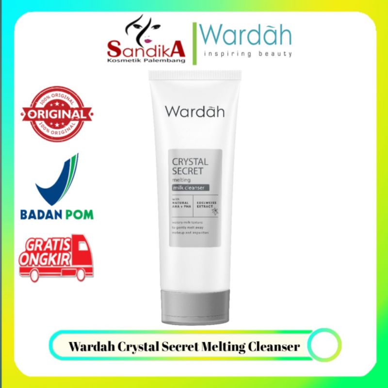 Jual Wardah Crystal Secret Melting Milk Cleanser 100 Ml Shopee Indonesia