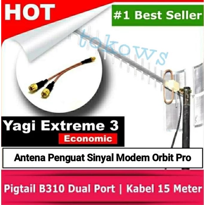 Jual Antena Penguat Sinyal Orbit Pro Yagi Extreme 15M Shopee Indonesia