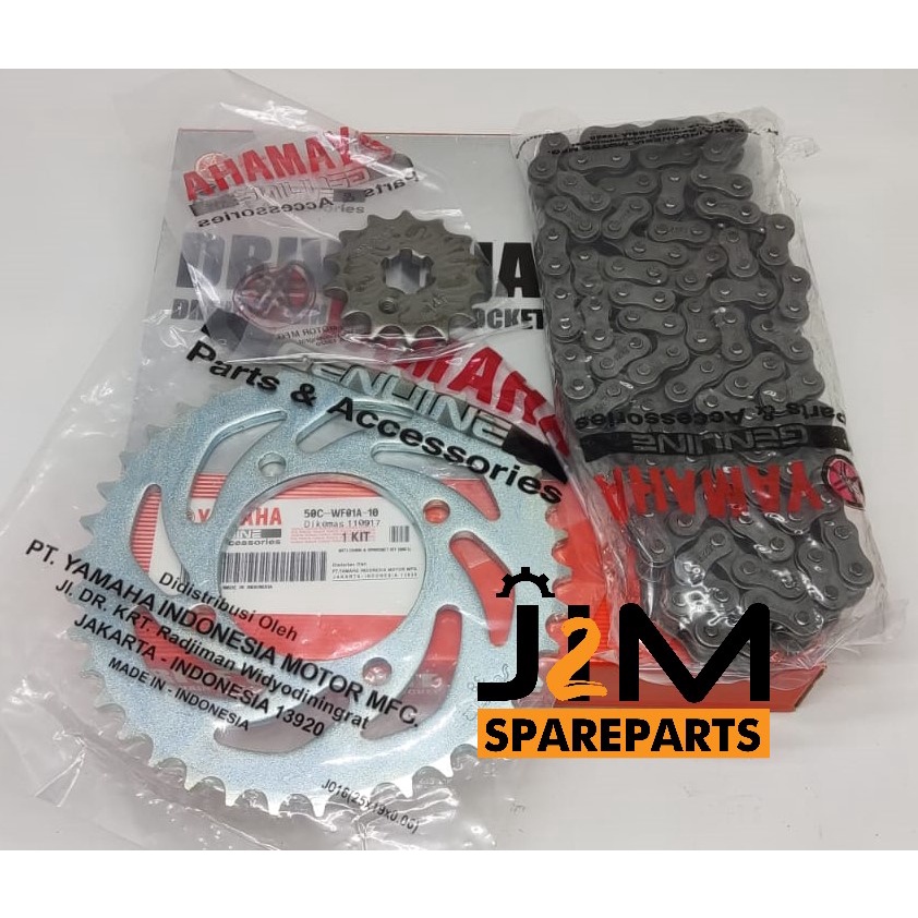 Jual Gear Set Jupiter Mx New Baru Yamaha Gir Set Plus Rante C