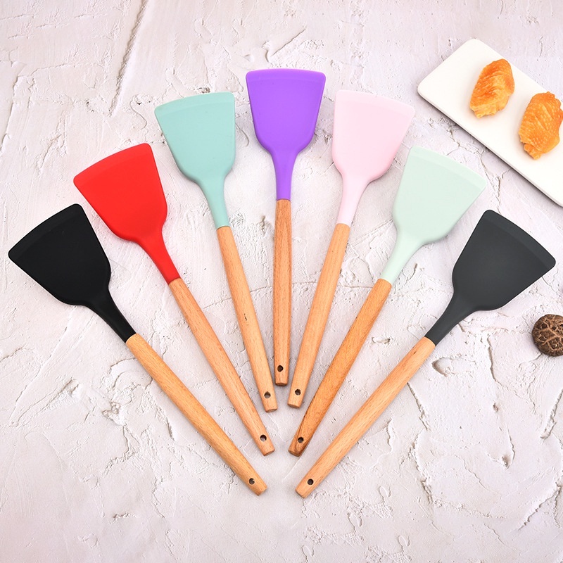 Jual Spatula Silikon Tahan Panas Sodet Tahan Panas Anti Lengket Masak