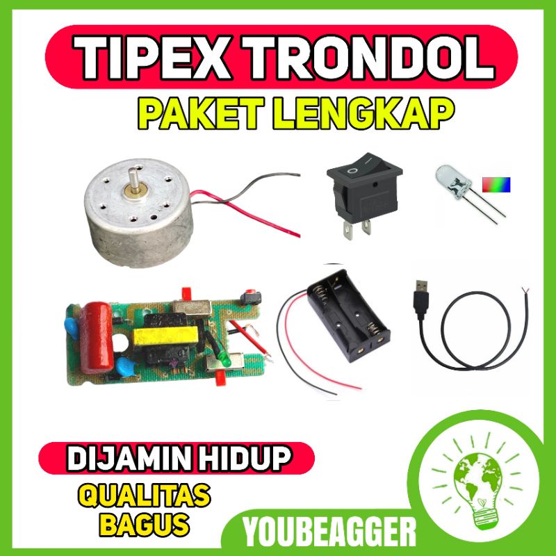 Jual Tipe X Trondol Paket Lengkap Diy Shopee Indonesia