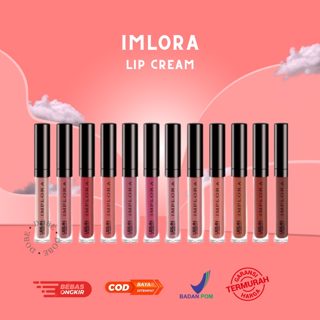 Jual Termurah Implora Urban Lip Cream Matte Dusky Nude Shopee