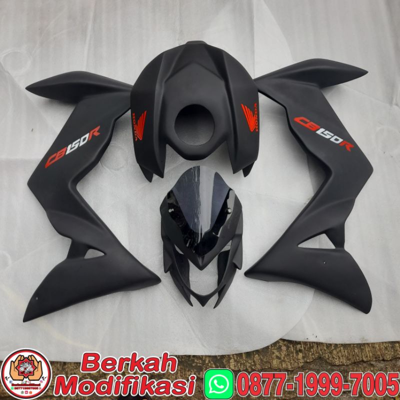 Jual Topeng Kedok Cover Lampu Visor Half Fairing Cover Kondom Tangki