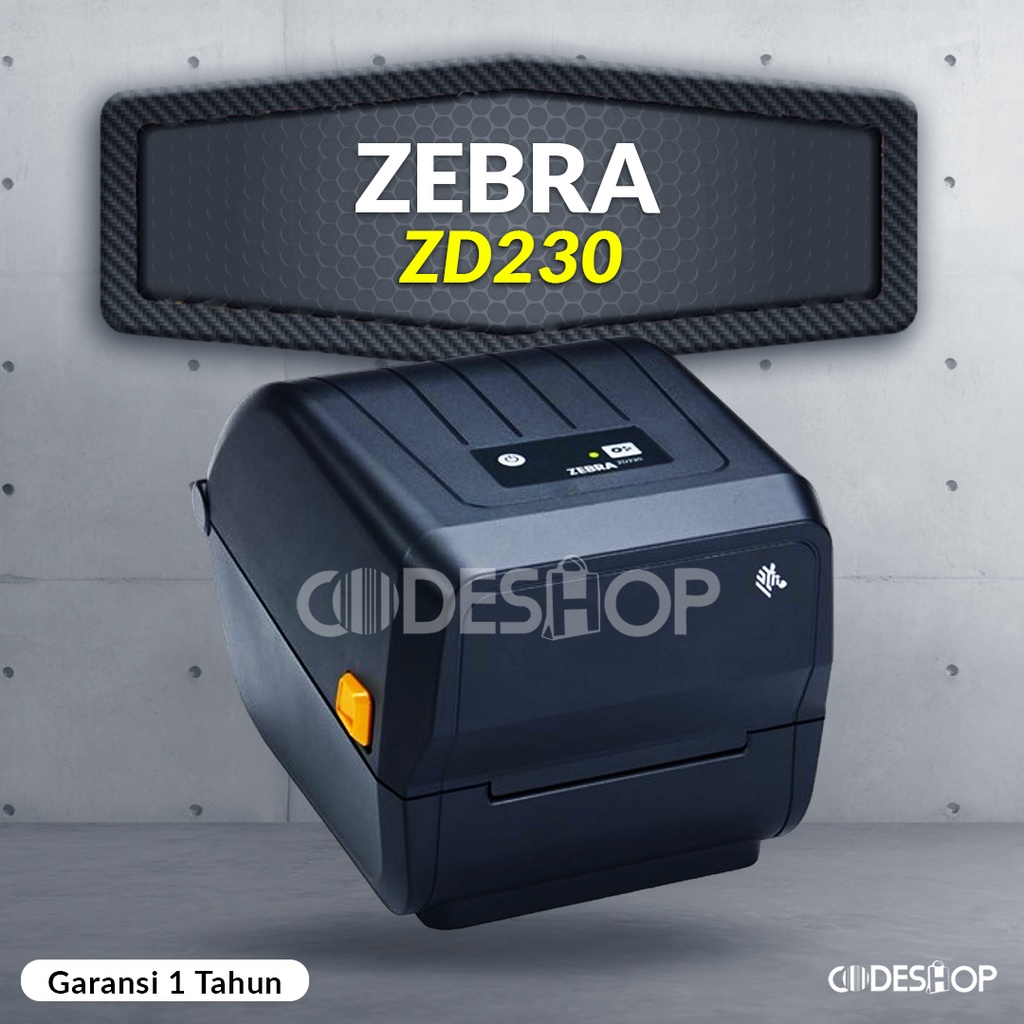 Jual Printer Barcode Zebra ZD230 USB 203 Dpi Print Label Stiker Resi