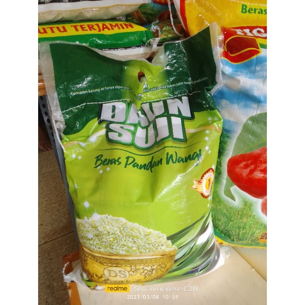 Jual Beras Daun Suji Beras Pandan Wangi 5kg Shopee Indonesia