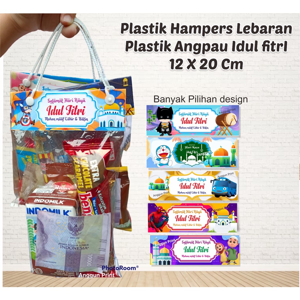 Jual Tas Plastik Hampers Lebaran Idul Fitri Plastik Snack Lebaran