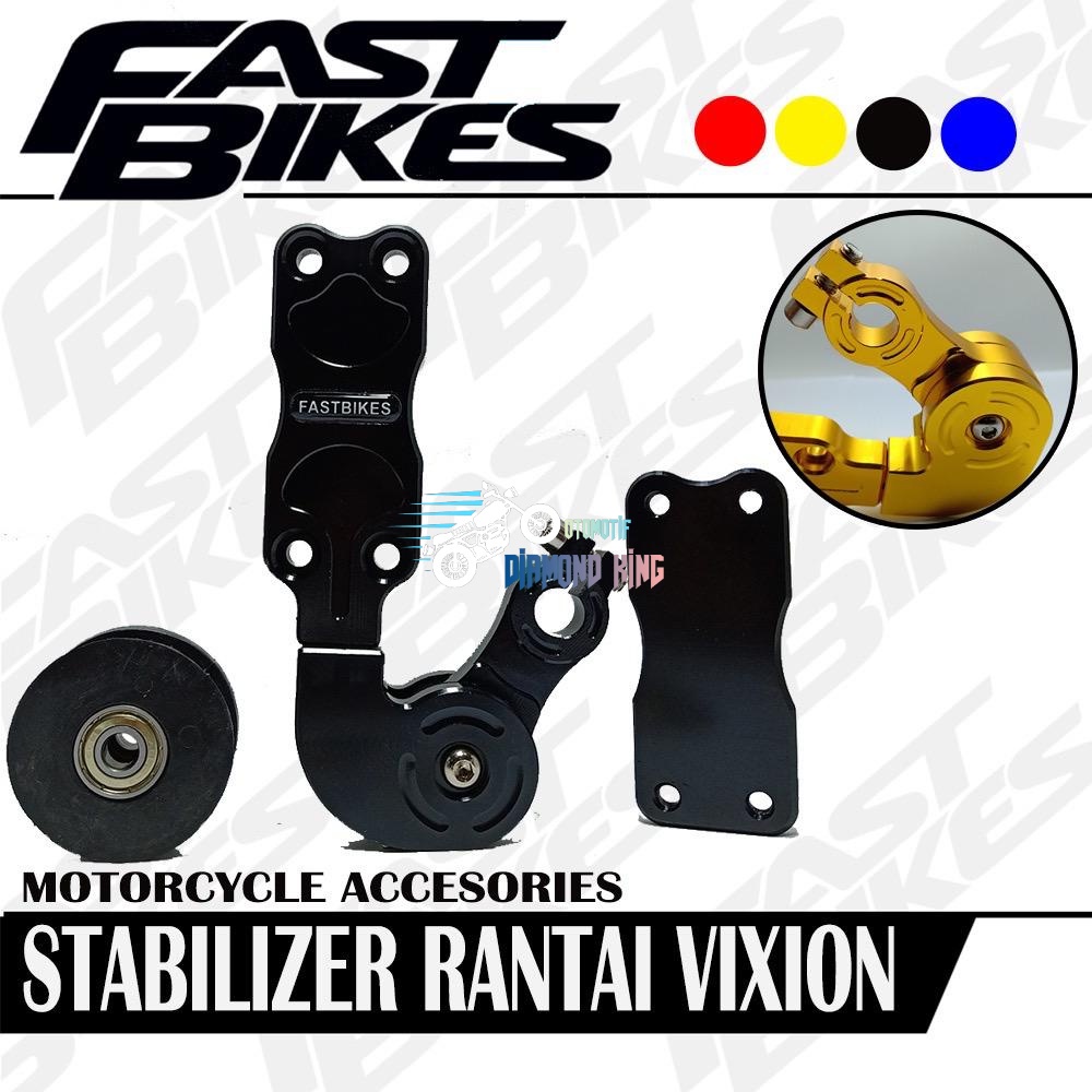 Jual Stabilizer Roll Rantai Full CNC Universal Buat Vixion Satria Fu Mx