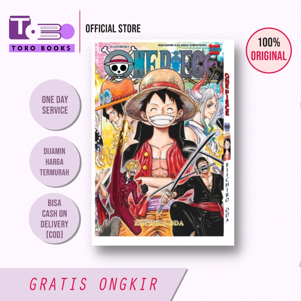 Jual KOMIK SERI One Piece Segel Ready Banyak Nomor Shopee Indonesia