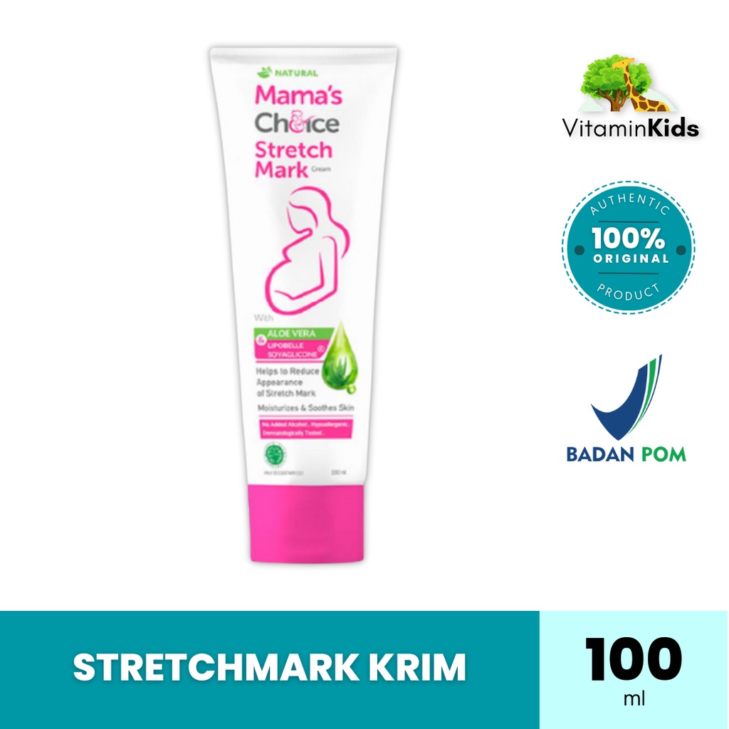 Jual Mama S Choice Stretch Mark Cream Solusi Perut Gatal Dan Stretch