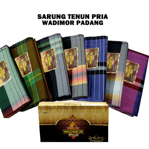 Jual Sarung Wadimor Motif Padang Dan Hitam Putih Kain Tenun Dewasa