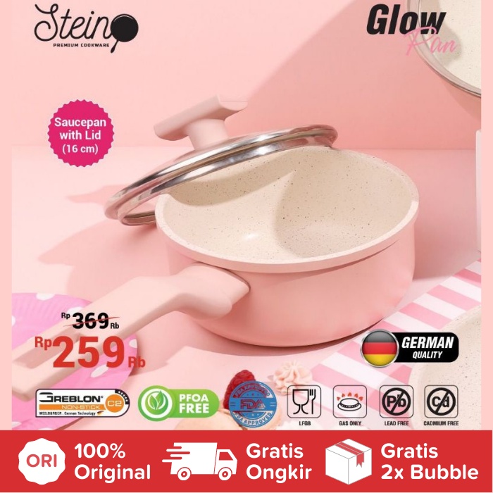 Jual Steincookware Glowpan Saucepan 16 Cm Glow Pan Series Sauce Pan