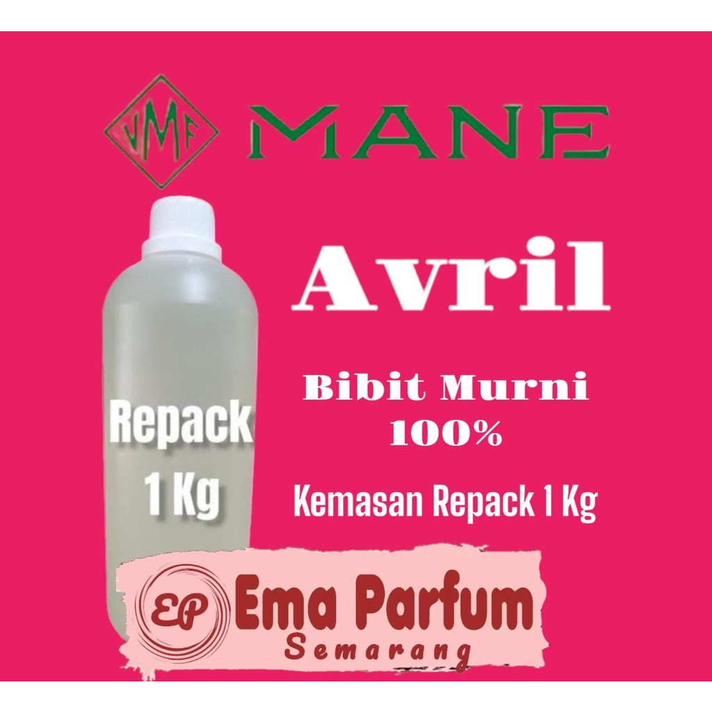 Jual 1 KG AVRIL BY MANE REPACK BIBIT PARFUM MURNI AVRIL FORBIDDEN