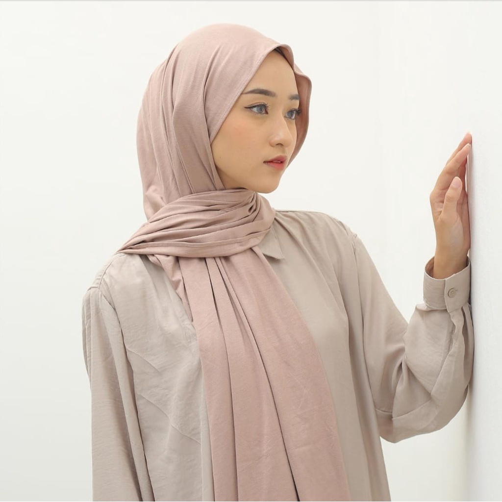 Jual Pashmina Kaos Jersey Premium Pashmina Meleyot Flowy Turkey Shawl