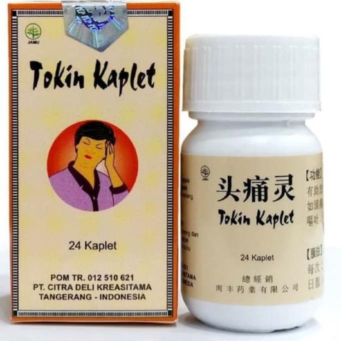 Jual TOKIN KAPLET Bpom Obat Sakit Kepala Masuk Angin Migren Nyeri