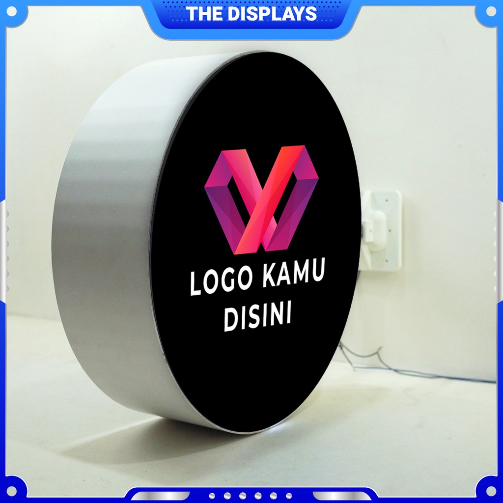 Jual Neon Box Bentuk Bulat Diameter 60CM 2 Muka Shopee Indonesia