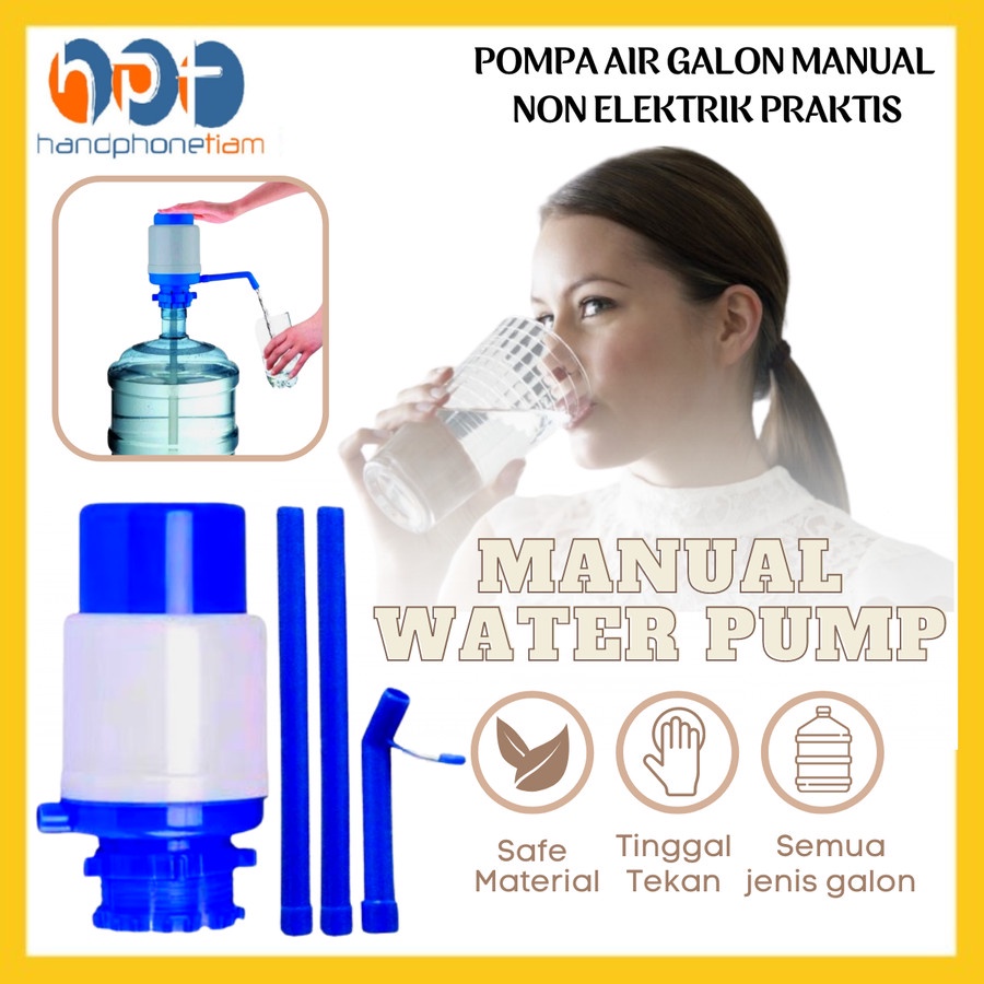 Jual Pompa Galon Air Manual Portable Water Pump Hand Press Non Elektrik