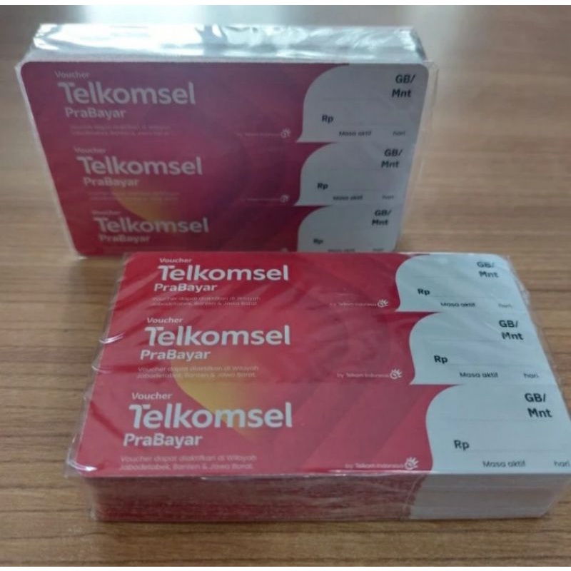 Jual Voucher Kosong TELKOMSEL Jabodetabek Des 2023 Shopee Indonesia