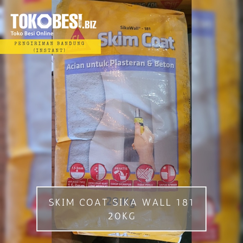 Jual Skim Coat SIKA Wall 181 20kg Instant Shopee Indonesia