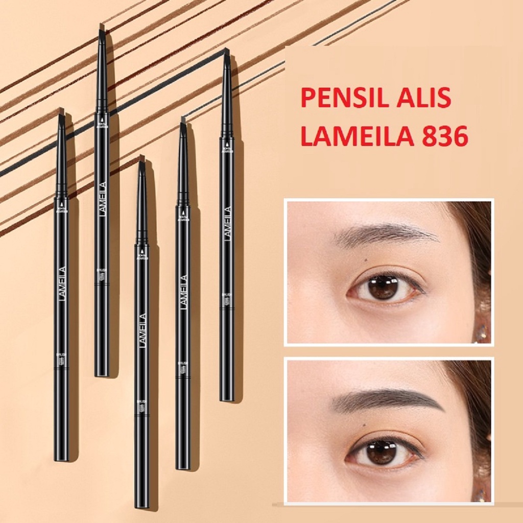 Jual Lameila Pensil Alis Double Heads Eyebrow Pencil Lasting