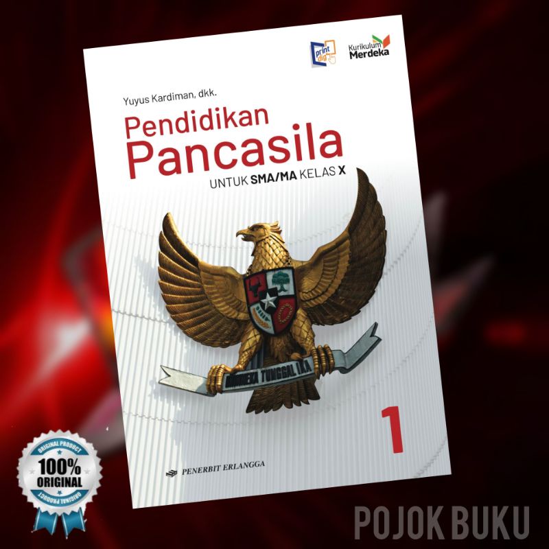 Jual Kurikulum Merdeka Buku PENDIDIKAN PANCASILA SMA MA Kelas 10 11