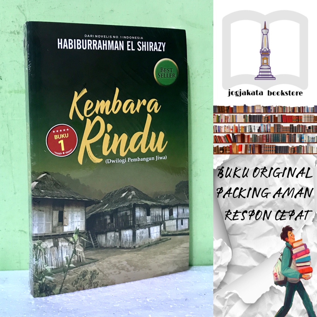 Jual Buku Kembara Rindu Novel Pembangun Jiwa Habiburrahman El