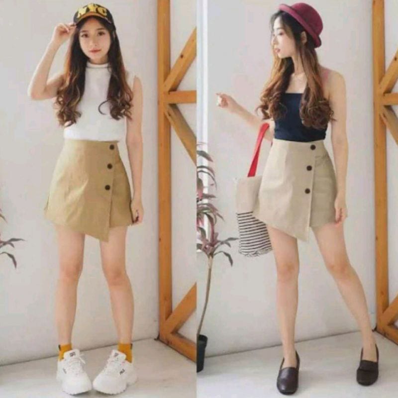 Jual Rok Celana Pendek Korean Mini Skirt Hotpant Korea Style Rok