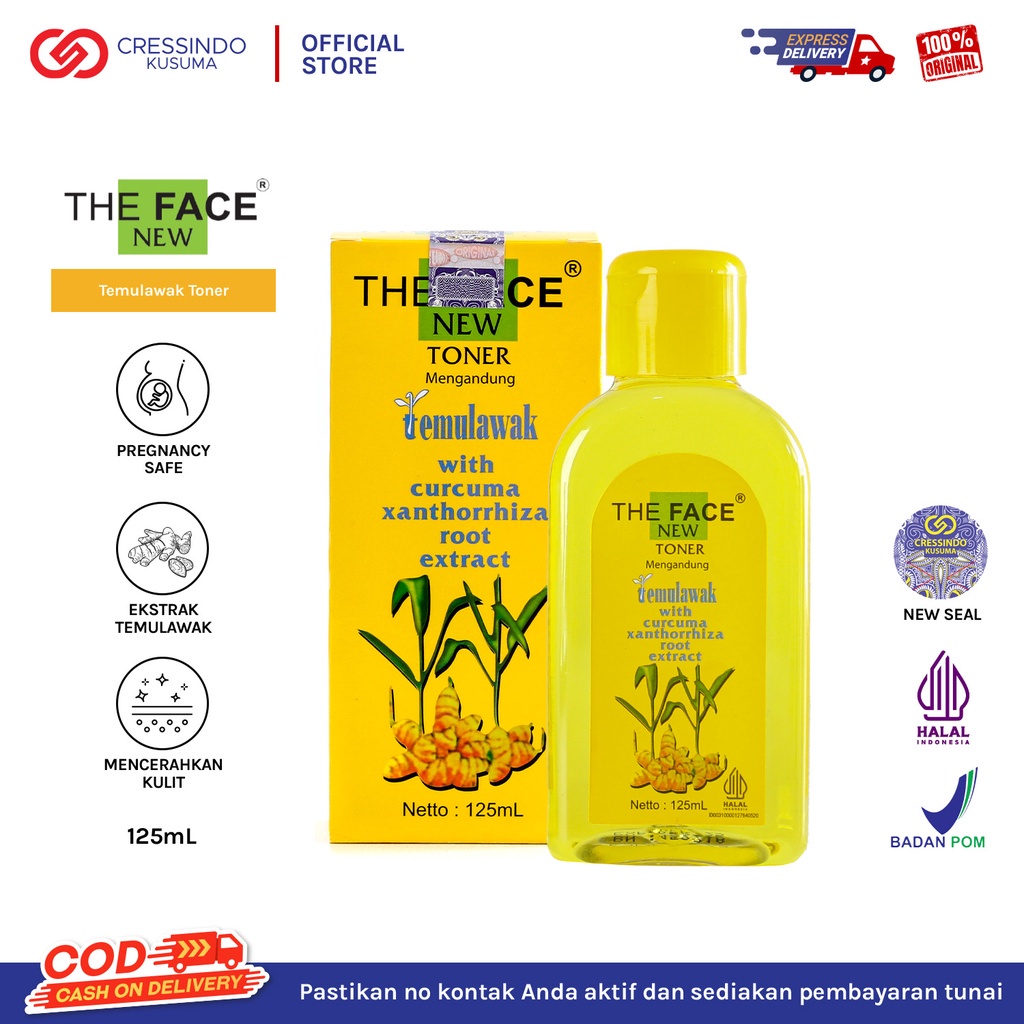 Jual THE FACE Temulawak Series Day And Night Cream Whitening Serum