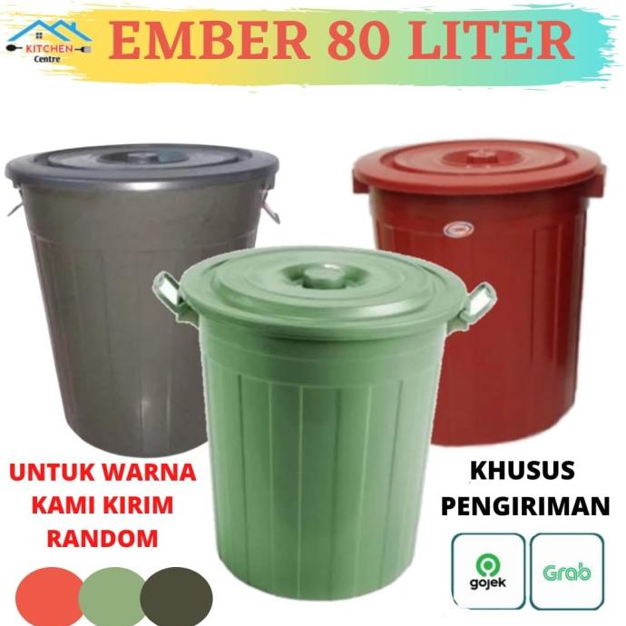 Jual Ember Plastik Besar Ember Plastik Jumbo Ember 80 Liter Ember Tutup