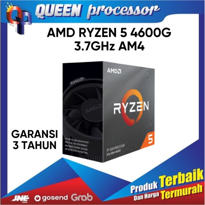 Jual AMD RYZEN 5 4600G BOX 3 7 GHz GARANSI 3 TAHUN Shopee Indonesia