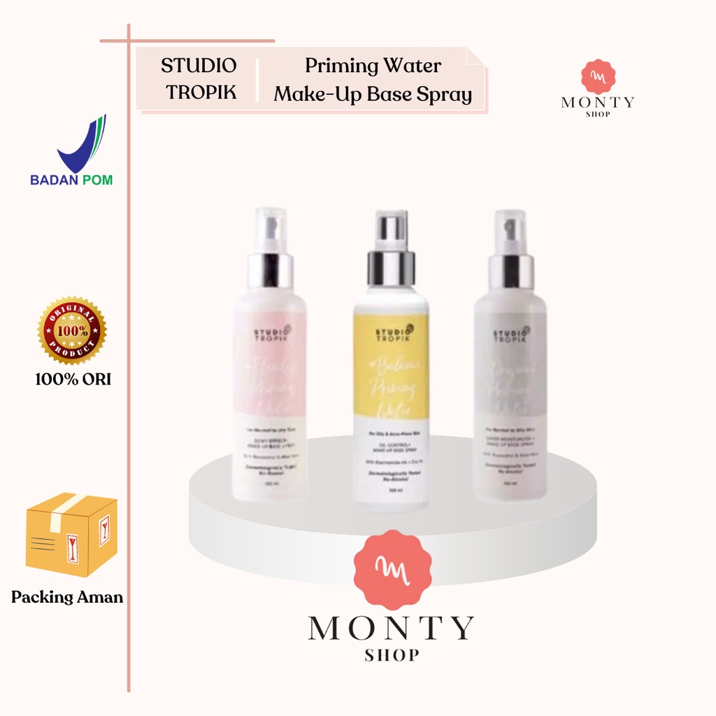 Jual STUDIO TROPIK Priming Water Make Up Base Spray FULL SIZE Flawless