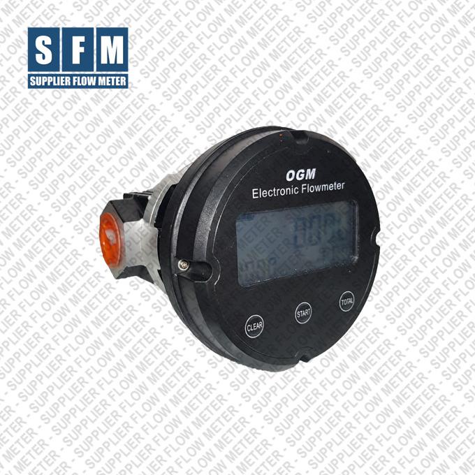 Jual Flow Meter 1 Inch Ogm Digital Oval Gear Flowmeter Digital Dn25