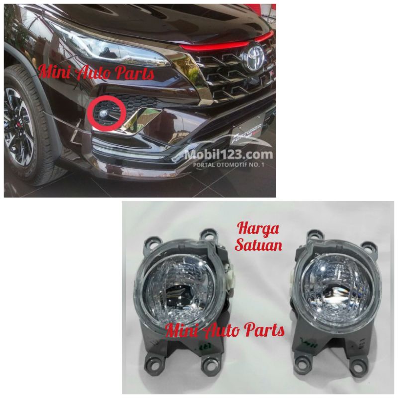 Jual Lampu KABUT Foglamp FOG Lamp FORTUNER Facelift GR 2021 2022