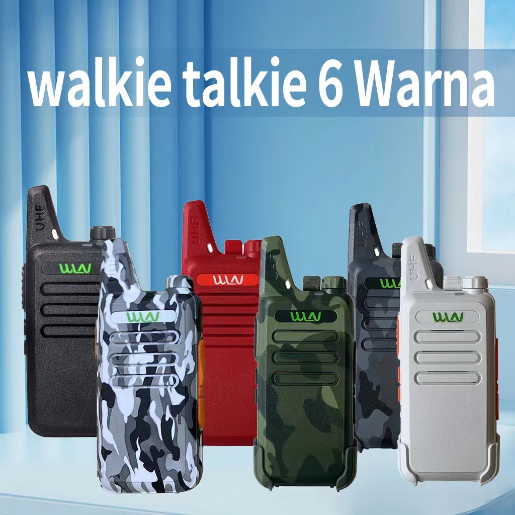 Jual HT Walkie Talkie WLN 6Warna UHF Handy Talky TWO WAY RADIO 1 UNIT