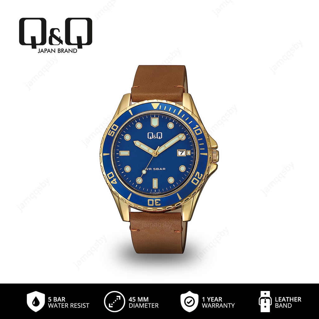 Jual Jam Tangan Pria Q Q QnQ QQ A172 A172J Analog Water Resist Original