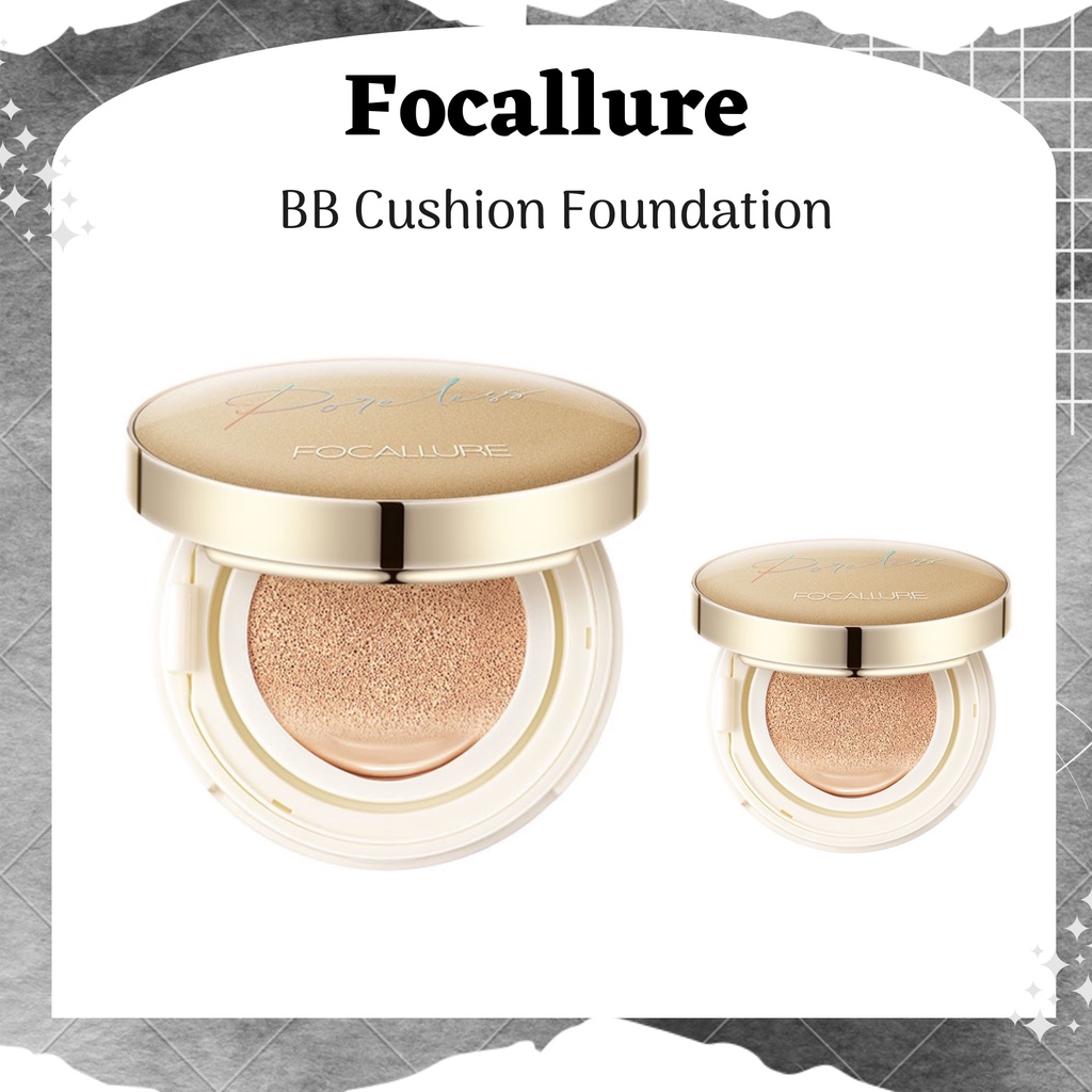 Jual Focallure Poreless Matte Air Cushion Full Coverage Waterproof