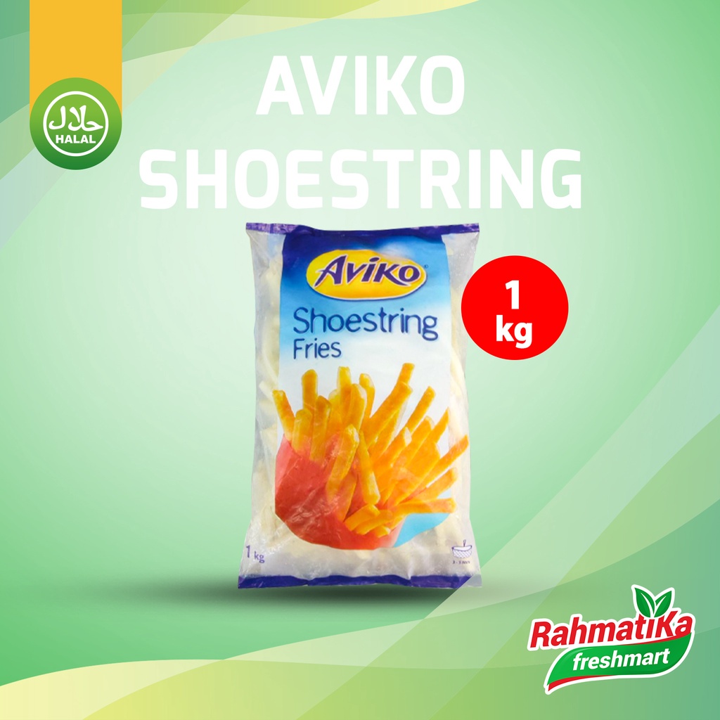 Jual AVIKO Kentang Goreng Beku Shoestring Fries 1 Kg Shopee Indonesia