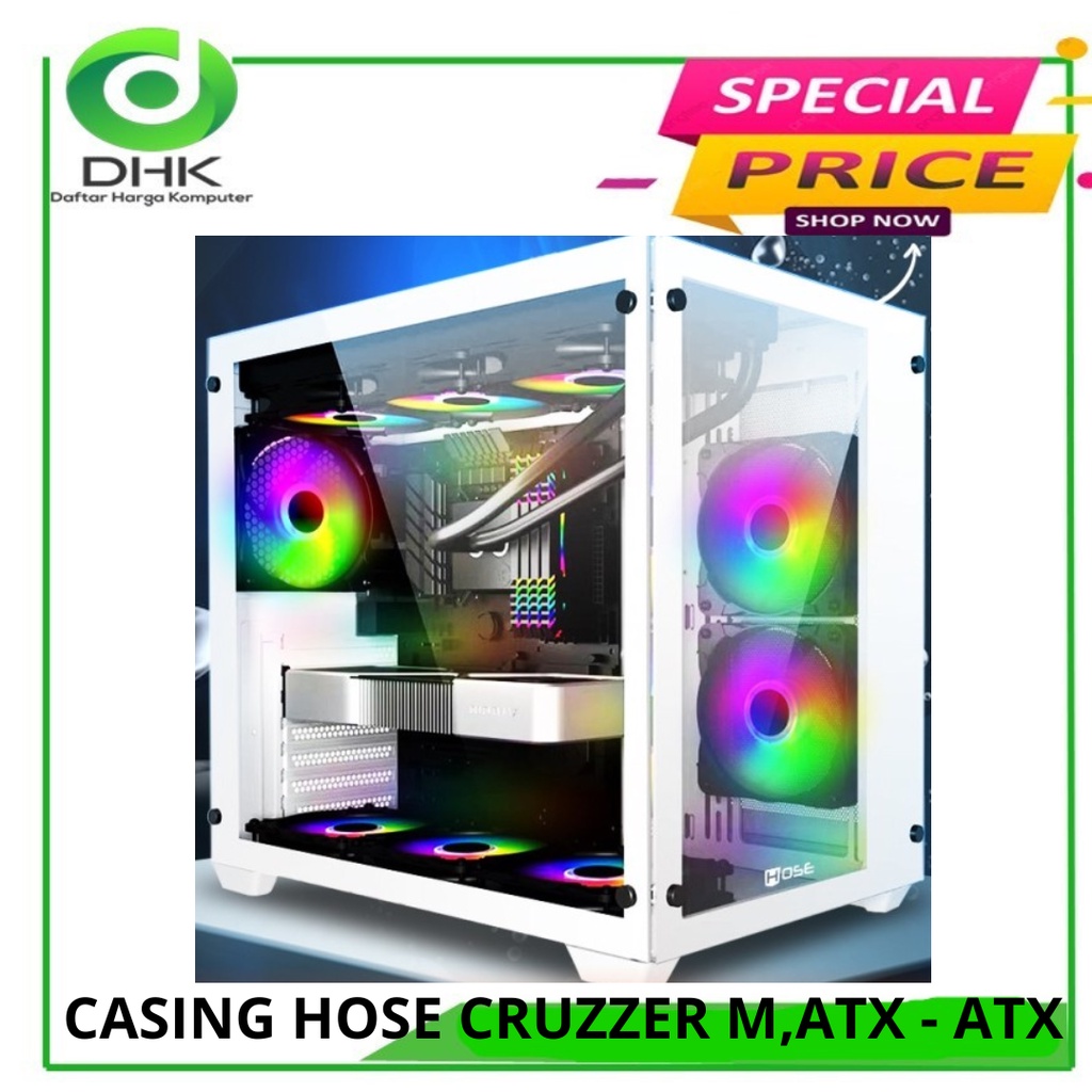 Jual Casing Gaming Hose Cruzzer M Atx Atx Shopee Indonesia