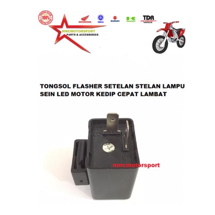 Jual TONGSOL FLASHER FLASER SETELAN STELAN LAMPU SEIN LED MOTOR KEDIP