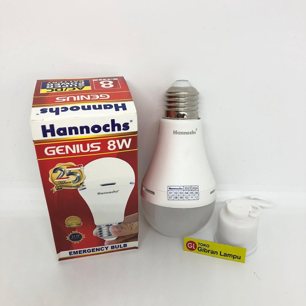 Jual Lampu LED Hannochs Genius 8 Watt Emergency Magic Lamp Shopee