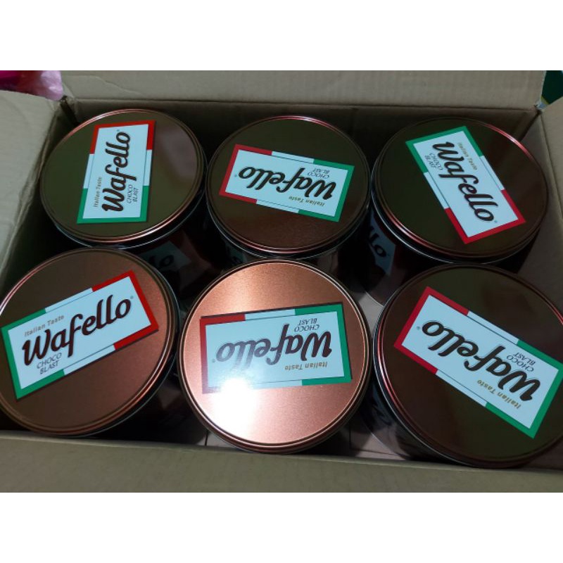 Jual Wafello Kaleng Rasa Coklat Shopee Indonesia