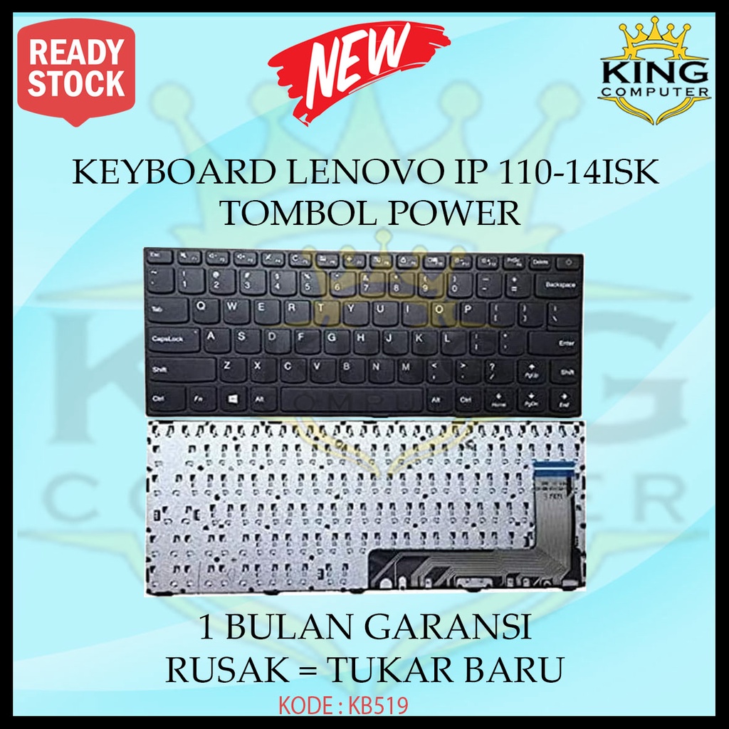 Jual Keyboard Laptop Lenovo Ip Isk Series Shopee Indonesia